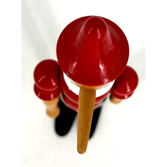 Wooden Pinocchio with Movable Joints Posable Head And Hips Rotate 12" - Picture 8 of 10